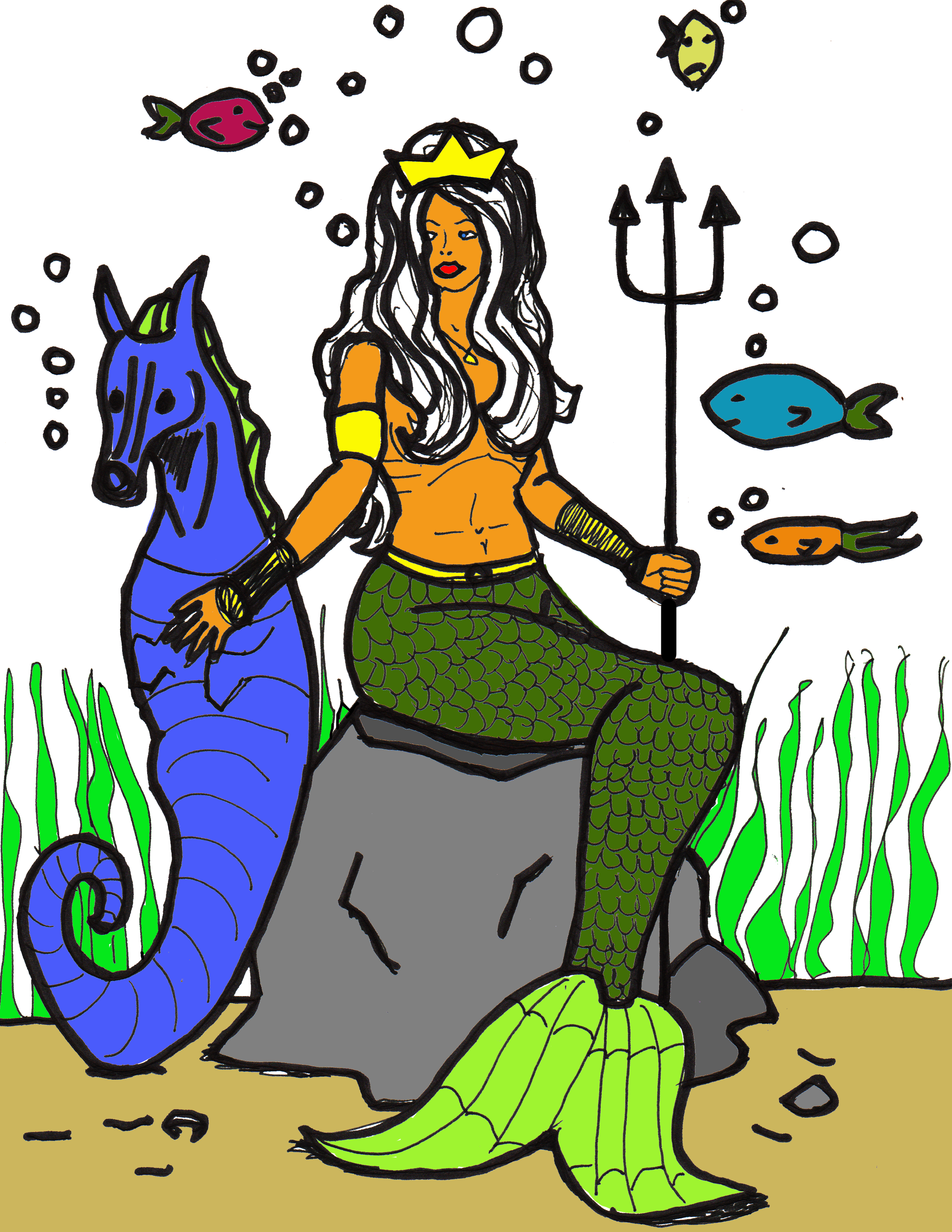 John James Northrop Mermaid illustration