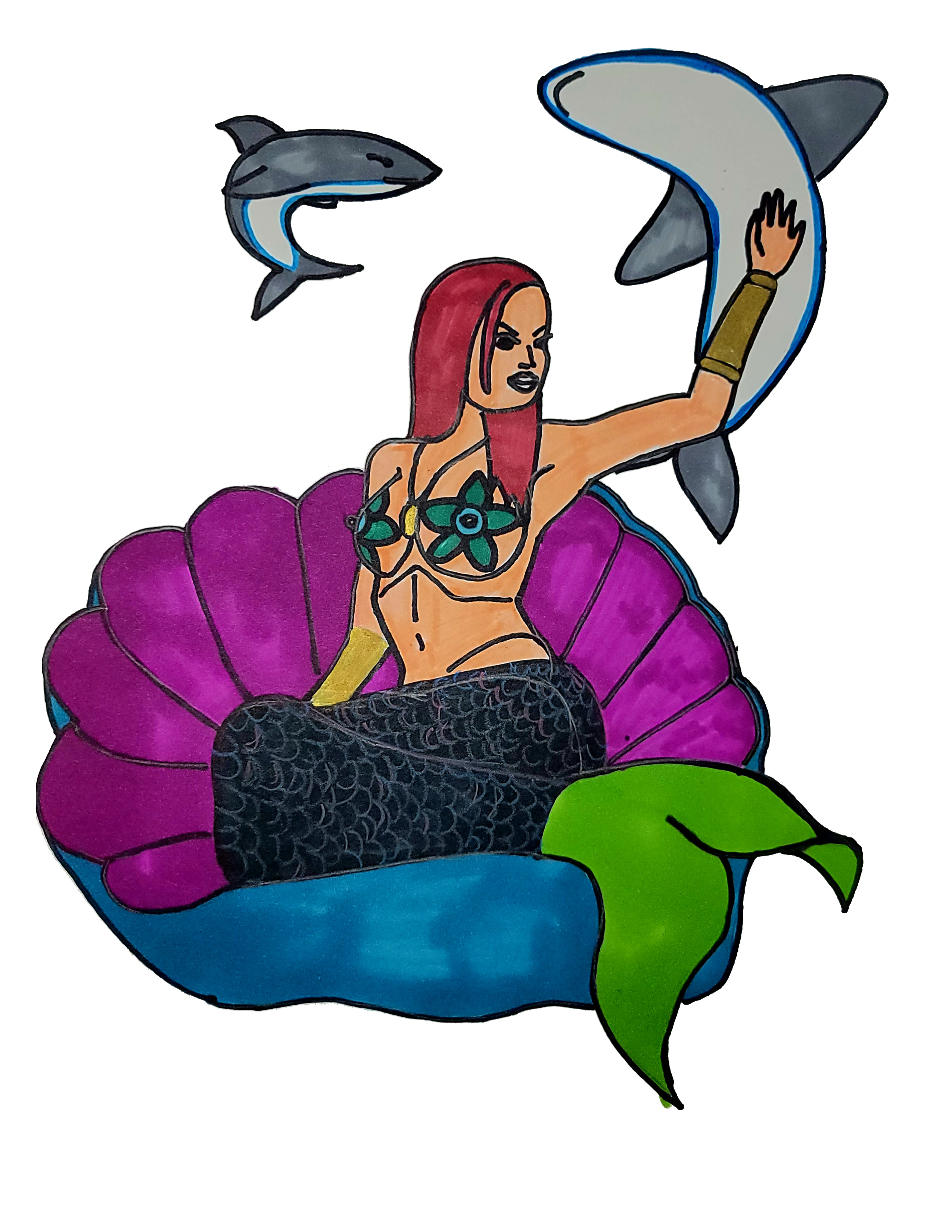 John James Northrop Mermaid illustration